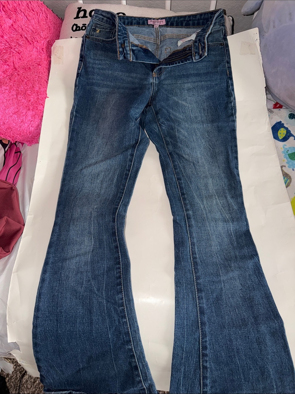Juicy Couture Dark Blue Flare Jeans